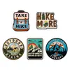 Broche Estilo Aventura al Aire Libre, Montañismo, Senderismo, Acampada, Insignia de Diseño Multi-Elemento, Pin de Ropa de Moda, Pequeños Accesorios
