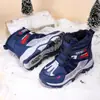 Zapatos de Algodón para Exteriores para Niños Botas de Nieve Invierno Más Terciopelo Más Grueso Cálido Para Niños Esquí al Aire Libre A Prueba de Frío Botas para Niños