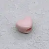 Contas Acrílicas de Coração com Furo Grande Contas Soltas Material para Tecelagem com Contas DIY Feito à Mão Cadarço Acessórios Pingente de Bolsa Decoração