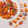 Biscoitos Torrada Hambúrguer Fofo Chaveiro de Cola de Creme DIY Ímã de Geladeira Fivela de Sapato Acessórios de Cabelo Acessórios de Resina