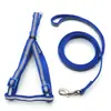 Correa de perro reflectante correa collar de mascota parche gato con collar de campana collar de perro correa de perro