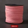 Cuerda de Cuero Gamuzado de Doble Cara de 3 mm Cuerda Trenzada Cuerda Trenzada Hecha a Mano DIY Cuerda de Gamuza Cuerda de Piel de Ciervo Cuerda de Gamuza Cuerda de Piel de Vaca Mayoreo