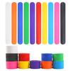 Pulseira de Anel de Pressão de Silicone Personalizada com Logotipo Impresso Pulseira de Anel de Pressão de Cor Pura Infantil Pulseira de Anel de Pressão