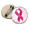 Amazon Insignia Pin Cinta Rosa Logo Pecho Cuidado Salud Femenina Pin Insignia Retro Joyería
