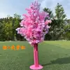 Novo Corredor de Casamento com Neve Artificial Adereços Decoração de Fundo para Casamento Árvore de Flor de Cerejeira Corredor de Casamento com Flor de Cerejeira de Ferro Forjado Enfeites de Casa