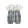 Ropa de bebé de verano, ropa fina de una pieza, ropa de bebé de manga corta, ropa de bebé de luna llena de cien días, ropa de bebé de verano de una pieza