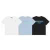 26 Novos Modelos de Camisetas Unisex Soltas de Manga Curta com Estampa de Slogan de Marca Europeia e Americana Tendência para Dropshipping