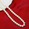 Collar de Perlas Shijia para Mujer 2026 Nuevo Estilo Versátil para el Día a Día Lujo Ligero Nicho Cadena para Clavícula Accesorio de Cadena para el Cuello de Gama Alta