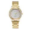 GT guote transfronterizo animado Dorado Doble Fila Diamante reloj de mujer moda Caja de Diamante casual pareja reloj de cuarzo