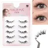 Pestañas Postizas Enteras Naimei de Una Pieza con Tallo Duro Tallo Transparente Estilo Natural COS Maquillaje Tailandés Pequeño Demonio Principiante Diario