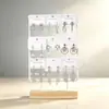 Nuevo Organizador de Pendientes de Madera Maciza y Hierro Soporte para Pendientes Tarjeta Colgante para Pendientes de Botón Accesorios Pantalla Multifuncional Estante para Pendientes Venta al por Mayor