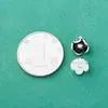 Nueva Joyería de Plata Esterlina S925 Sólida Accesorios DIY Retro Plata Tailandesa Pulsera de Flores Collar Colgante Colgante Pequeño