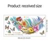 Nuevo Fx-B119 de Fanxi Mariposa de Plumas Colorida de Dibujos Animados Embellecimiento de Pared de Entrada de Dormitorio Infantil Adhesivo de Pared Decorativo