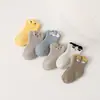 Meias de Algodão Felpudo Espesso 3D com Orelhas para Bebê Outono/Inverno 2023 Meias Grossas Quentes para Crianças Pequenas até o Meio da Panturrilha