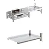 Soporte de Monitor de Aluminio ZOX Premium, Soporte Modular para Computadora de Escritorio, Organizador de Escritorio de Acrílico