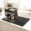 Alfombrilla Gruesa de Silicona Estilo Italiano para Cafetera, Alfombrilla para Barra de Bar, Alfombrilla para Prensado de Café, Alfombrilla para Almacenamiento de Utensilios, Alfombrilla Escurridora para Juego de Té