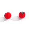 Pendente Divertido de Frutas 3D em Resina Simulação Acessórios para Colar Chaveiro Pintados à Mão Pingente Decorativo