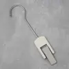 Tienda de ropa gancho de madera maciza pinza pinza para sombrero perchero para bufanda madera original gancho de pinza única bufanda decorativa S negra y blanca