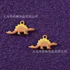 Aleación de Zinc Pintura Mini Modelo de Dinosaurio Artificial Colgante Cadena para Teléfono Móvil Llavero Accesorios de Joyería DIY Colgante