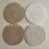 Posavasos Tejido Bohemio Hecho a Mano Resistente al Calor Moderno Manteles Individuales de Algodón Regalo de Inauguración Decoración del Hogar Accesorios de Cocina