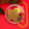 Popular Pegatina de Teléfono de Oro Puro 999 de 2 mg para Riqueza y Prosperidad, Pegatina de Teléfono Dorada con Temática de Princesa, Regalo para Transmisiones en Vivo