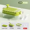 Bandeja de Gelo Tipo Pressão, Molde de Cubo de Gelo de Grau Alimentício para Geladeira Doméstica, Fabricante de Cubos de Gelo, Caixa de Armazenamento de Gelo de Grande Capacidade