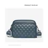 Bolso de Piel de Vaca de Primera Capa para Mujer 2023 Nueva Moda Bolso de Hombro Simple con Textura de Grano Bolso Cruzado Pequeño Cuadrado
