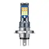 Lâmpada LED de farol de motocicleta de alto brilho BA20D P15D H4 farol spotlight modificado para veículo elétrico