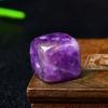 Dados de Piedra Cruda de Cristal Natural Adornos Mahjong Bar Juguetes Casuales Chips Dorados con Borde Dados Garantizados