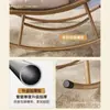 Silla de mimbre de balcón de moda de gran tamaño para verano, mecedora de ocio, metálica desmontable, simple moderna para uso doméstico, otros