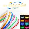 Led de baixa tensão 12V6 * 12 cor de silicone de couro 8 * 16 luzes de modelagem de palavras com casamento ao ar livre flexível neon barra de luz macia