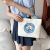 Bolso de Lona de Moda para Mujer 2026 Nuevo Modelo Bolso Tote Bolsa para Lonchera Minibolsa de Mano Bolsa para Almuerzo de Estudiante y Viajero al por Mayor