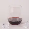 Copas de Vino de Plástico, Copas Sencillas Sin Pie para Brindar, Copas de Cóctel, Al Por Mayor, Alto Valor Estético, Vasos Altos para Whisky, Lujo Ligero para Uso en Casa