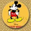 Insignia de Dibujos Animados Mickey Mouse y Pato Donald Barra de Mijo Regalo para Estudiantes Broche de Mickey Joyería Colgante Insignia