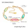 Tobillera Omaca Super Brillante Facetada de Cristal Checo Acero Inoxidable Chapado en Oro de 18 Quilates Tobillera de Lujo Accesible para la Playa Joyería para el Pie