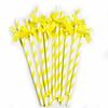 Atacado em Estoque do Fabricante Palitos de Papel Criativos com Laço Decorações de Festa Mesa de Sobremesas Decorações de Aniversário Inserções para Potes de Pudim