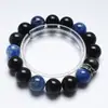 [Cuento de Hadas Fantasía] Pulsera de Cristal Natural Kyanita para Mujer, Pulsera Versátil y de Moda de Obsidiana Plateada Koi al por Mayor