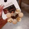 Pinza Pequeña de Garra Estilo Coreano con Perlas y Pedrería para Mujeres con Cabello Fino, Pinza para Medio Recogido, Esencial para el Periodo de Transición del Cabello Corto, Pinza de Tiburón para el Cabello