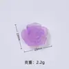 Flor Rosa Degradê Fresca Feita à Mão Acessórios para Joias DIY Pacote de Material para Presilha de Cabelo Resina Cola Creme Peças Pequenas Atacado