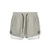 Fitness Brothers Calça de Treino de Corrida de Verão Respirável de Secagem Rápida Tamanho Grande Masculina Calça de Cinco Quartos de Camada Dupla Shorts Esportivos Transfronteiriços