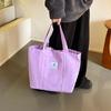 Bolso de Mano Bolso para Documentos Bolsa de Almacenamiento Gran Capacidad 2024 Nuevo Bolso de Hombro Casual Bolso Grande Bolso Simple Bolso de Lona