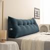 Veludo de veludo cotelê macio Bolsa Grande Encosto Triângulo Travesseiro Cama Almofada anticolisão removível e lavável Travesseiro duplo Tatami