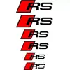 Pegatina de pinza de freno de coche logo modificado logo de tapa de cubo de rueda Sline A5A3Q3Q5Q7 impermeable a alta temperatura Pegatina de coche A4