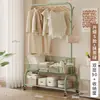 Perchero Simple de Pie para Uso en Casa, Perchero Móvil para Ropa y Bolsos junto a la Cama del Dormitorio, Perchero