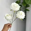 Arranjo floral artificial rosa pérola, buquê de jardim fresco, decoração de cena de casamento, arranjo de flores para exterior, flores artificiais de teto, rosa pérola