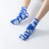 Nuevos calcetines de yoga gruesos teñidos por inmersión para mujer, de rizo, engrosados, absorbentes de sudor, antideslizantes, térmicos para el suelo, venta caliente transfronteriza