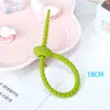 Venta al por mayor de fabricantes de bridas de datos multifuncionales con diseño de hebilla tipo pasador reutilizable para cables de red, hechas de silicona