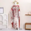 Venta al por mayor de verano transfronteriza más vendido Diario para mujer Brocado Africano Amazon Talla grande Bufanda Chal de punto Conjunto de dos piezas