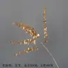 Flores Artificiales Doradas, Arreglo Floral de Cubeta de Bendición de Año Nuevo, Material Floral para Salón de Bodas de Eucalipto y Frutos de Acebo, Adornos Chinos