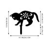 Adornos metálicos decorativos para jardín y patio, impermeables para exteriores, artesanías de Amazon, regalos para el Festival Qixi